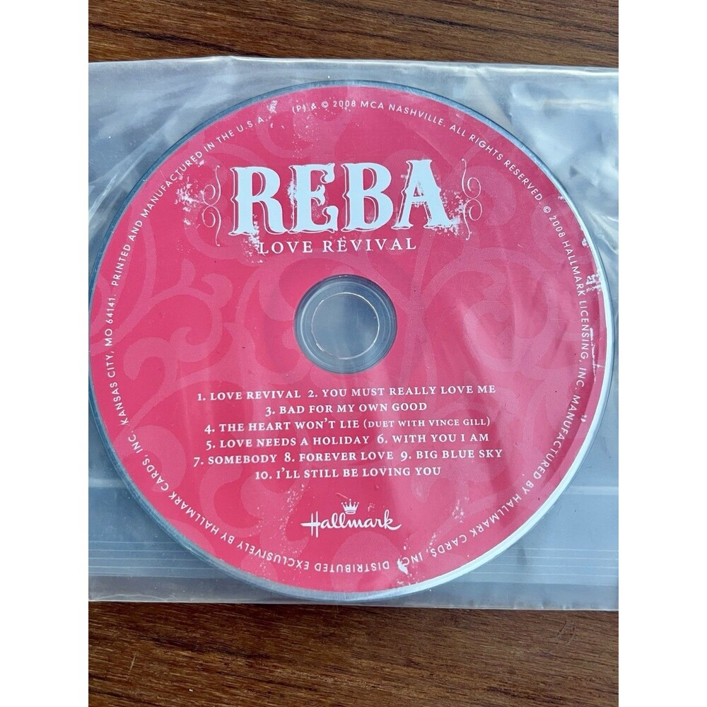 2008 Reba McEntire Love Revival CD Hallmark Exclusive Vince Gill Country Music